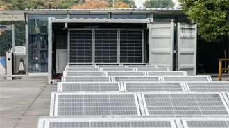 Modular energy storage cabinet for transmission nodes 1MW