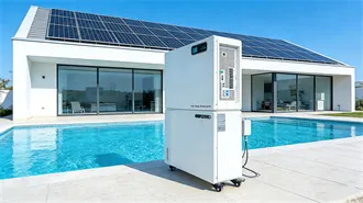 Fire extinguishing at Kyiv photovoltaic energy storage station
