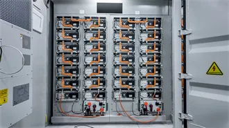 Emergency power supply energy storage system for computer room
