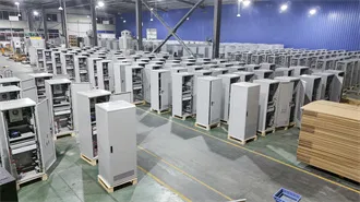 Small solar energy supply plant for solar container communication stations - MyPaarl Utility Energy Storage Infrastructure