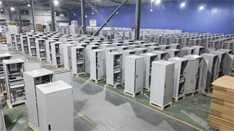 High-capacity IP66 photovoltaic battery cabinet for research stations