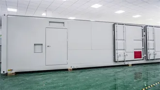 High-voltage type energy storage cabinet for drone stations