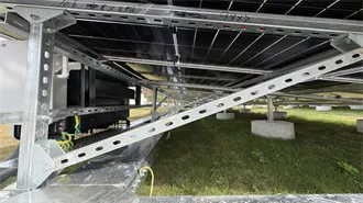 Industrial and commercial photovoltaic panels site