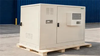 Self-contained power generation container