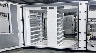 How to install the new energy rear battery cabinet