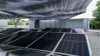 Does the photovoltaic string type have a combiner box - MyPaarl Utility Energy Storage Infrastructure