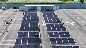 There is a smell in the solar panel factory