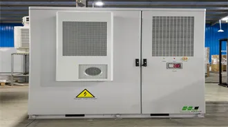 Small solar container battery warehouse