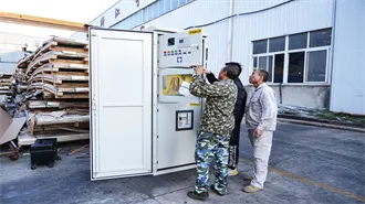 Storage solar battery factory in Botswana