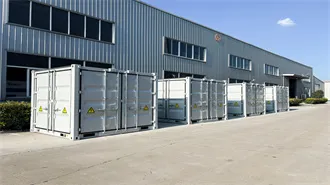 Principle of large solar container on roof