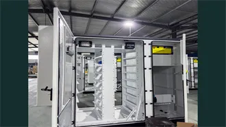 Photovoltaic panel tray production method diagram